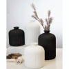 Picture of ΒΑΖΟ DAROCA 4862F2040 ΜΑΥΡΟ STONEWARE 23CM