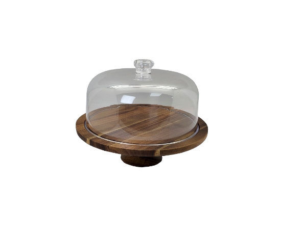 Εικόνα της ΒΑΣΗ ΠΑΡ/ΣΗΣ ΜΠΟΥΦΕ ΜΕ ΚΑΠΑΚΙ ΑΚΑΚΙΑΣ 30x9.5cm N.2099