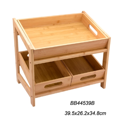 Εικόνα της ΒΑΣΗ ΠΑΡ/ΣΗΣ ΜΠΟΥΦΕ ΜΠΑΜΠΟΥ 2 ΕΠΙΠΕΔΩΝ 39.5x26.2x34.8-28cm N.2102