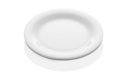 Εικόνα της ΠΙΑΤΟ ΡΗΧΟ ΜΕΛΑΜΙΝΗ ΛΕΥΚΟ 26 cm - h:2,5 cm Νο.9068